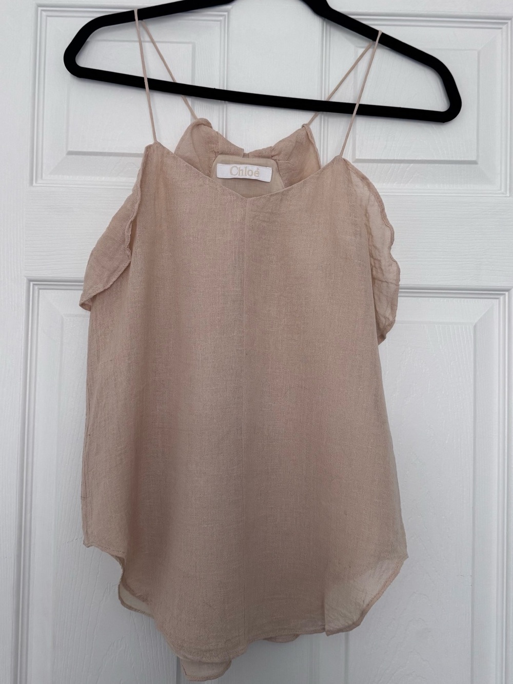 Chloe Beige/Nude Spaghetti Strap Camisole